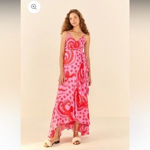 Farm Rio Octocool Wrap Dress